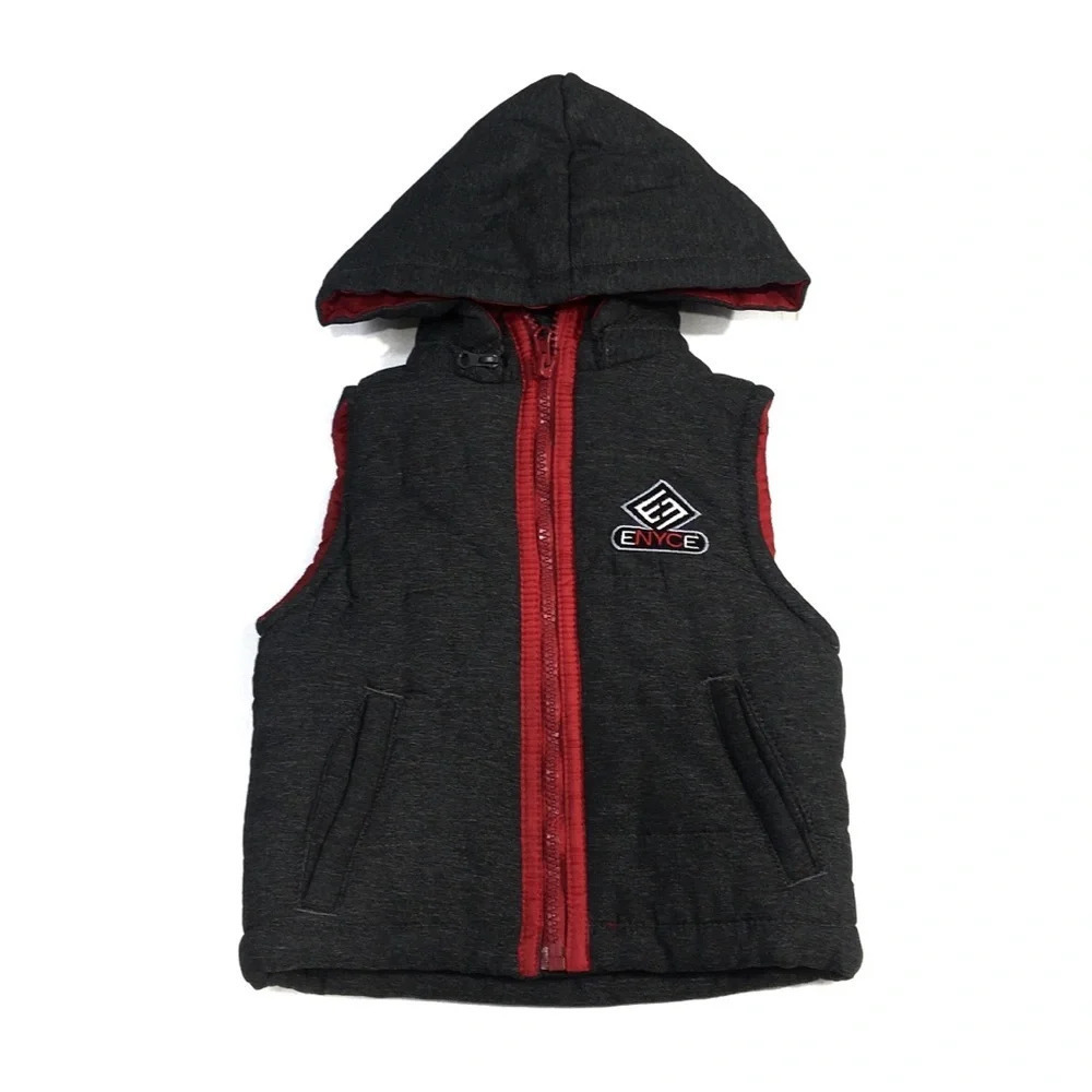BY23 Boys Enyce Urban Puffer Hoodie Vest Jacket 12M